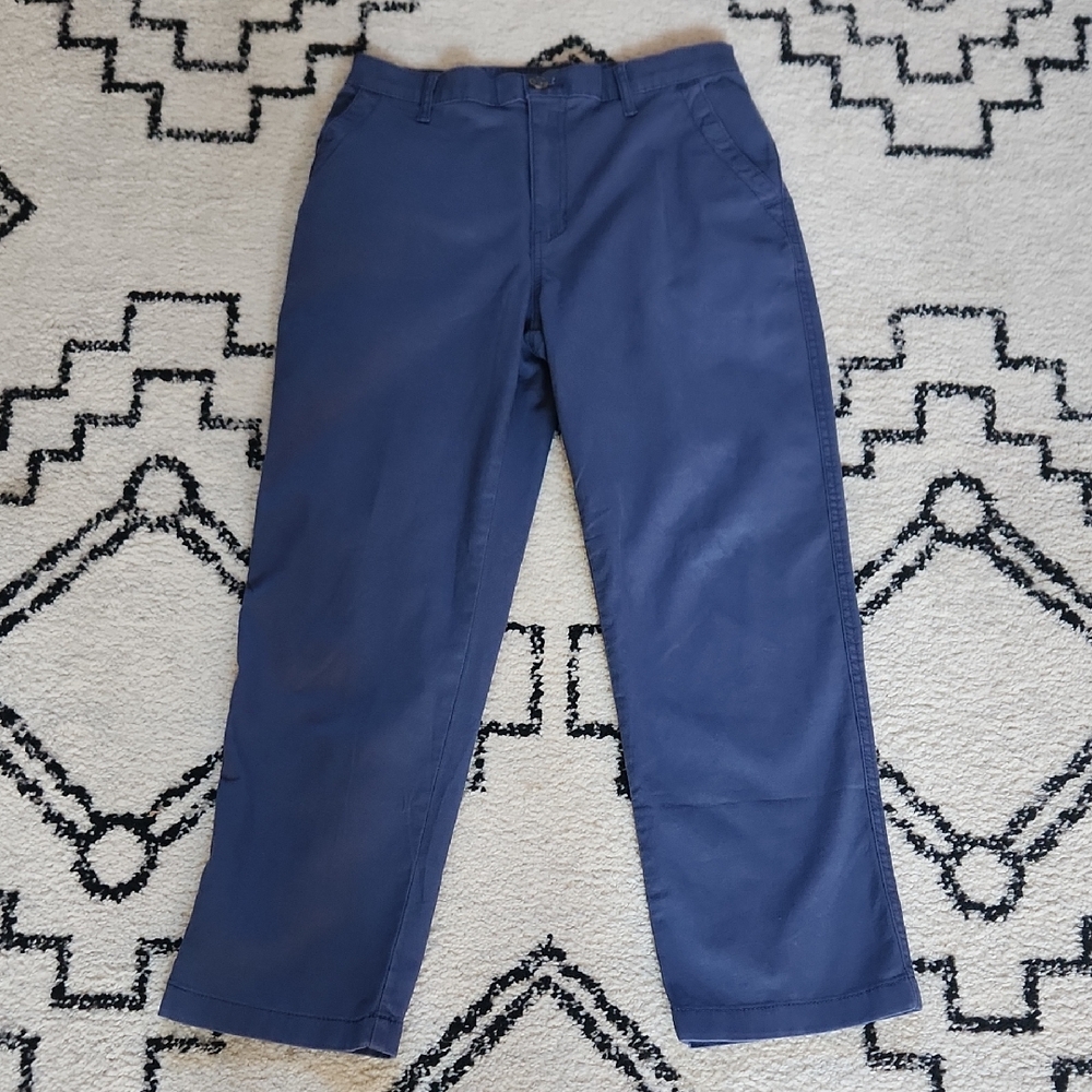 Smart G.H. Bass & Co. Woman's Classic Navy Chinos Sz 8